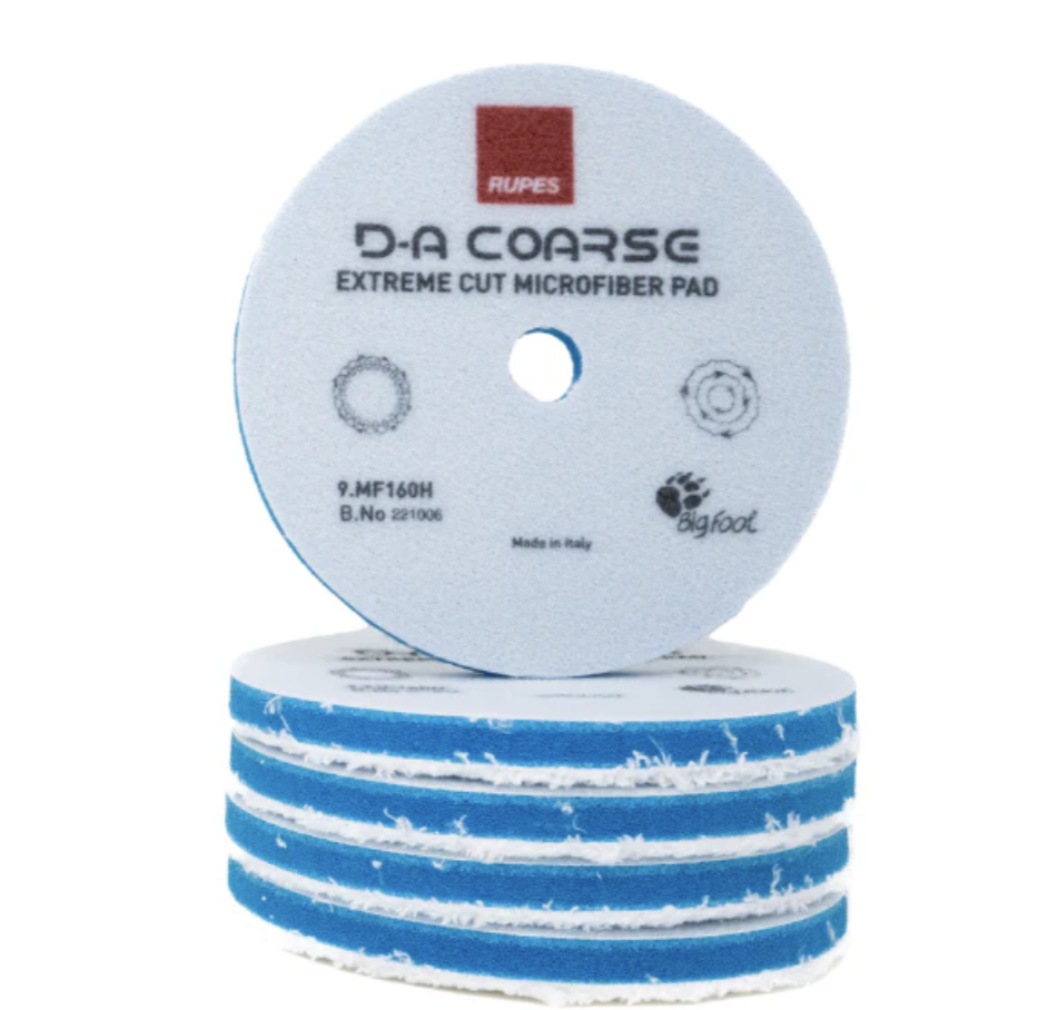 RUPES MICROFIBER POLISHING PAD COARSE BLUE 1 PC